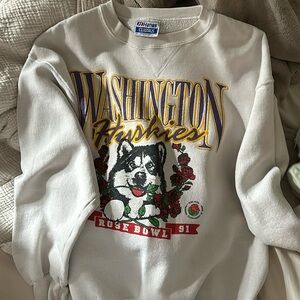 Hanes vintage Washington Huskies crewneck